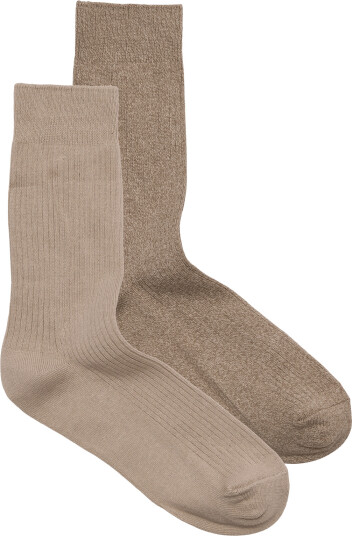 Jack & Jones Jac Premium Socks 2 Pack Noos Beige ONE SIZE