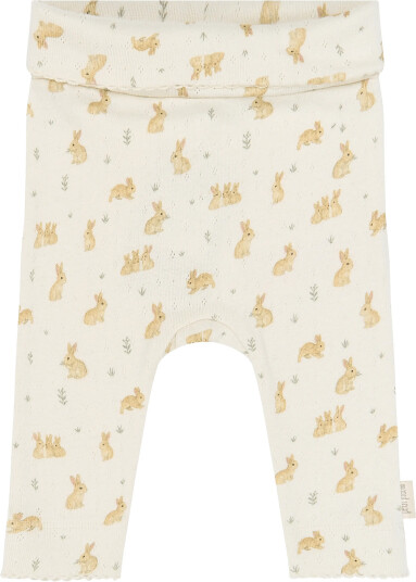 Petit Piao Ppdio High Waist Leggings Pointelle Cream 44