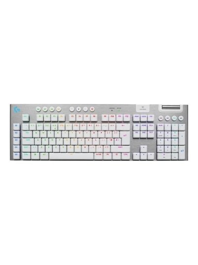 Logitech G G915 X LIGHTSPEED - Tactile - 100% full strrelse - standard - Gamingtastatur - Engelsk - Hvit