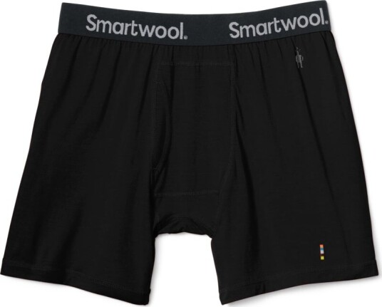 Smartwool Men's Merino Boxer Brief Boxed XL , Black