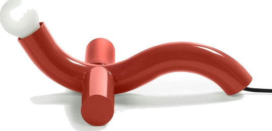 La Due Table Lamp Red La Due Table Lamp Red