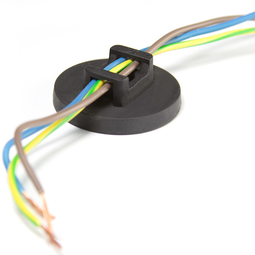 SuperMagneter Gummimagnet Ø 43 Mm   Sterk Magnetisk Kabelholder   Holdekraft 10kg