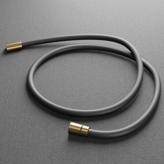 Scandtap Steel Softflow Dusjslange Black/sand