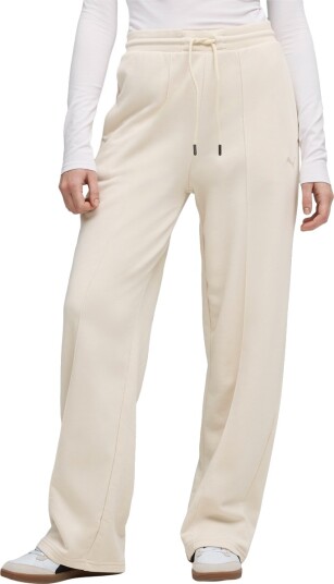 PUMA Puma Class Comfort Pinnacle High-Waist Straight Pants Tr Op - Cream - M