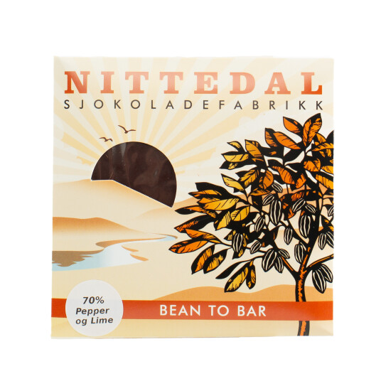 Nittedal Sjokoladefabrikk Pepper & Lime 70%