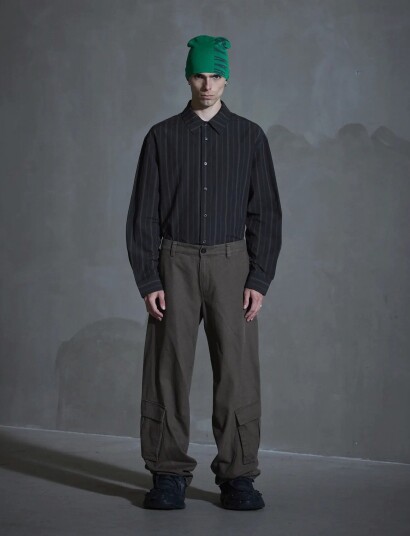 HAN Kjøbenhavn Washed Cargo Pants Brown 48 HAN Kjøbenhavn Washed Cargo Pants Brown 48