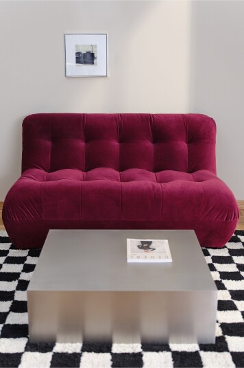 Jotex 2seter Sofa Vinrød KELSO 2252101020