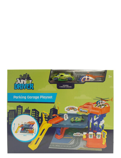 AMO Junior Driver Parking Garage Playset - Multi/patterned - ONE SIZE