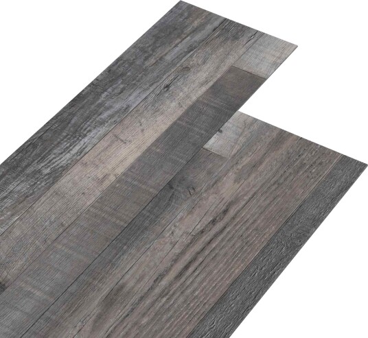 Selvheftende Gulvplank 32 pcs Industrielt Tre 4,46 m² PVC