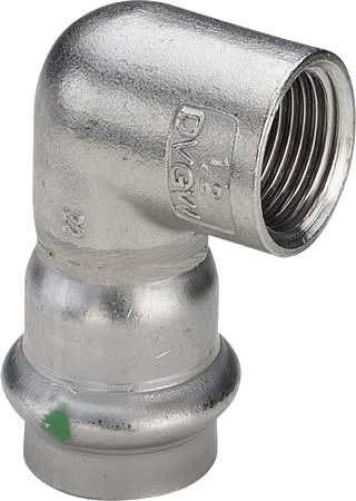 Viega ¾" Inox Adapter Vinkel 90 Grader 18 mm Rustfri Stål Viega ¾" Inox Adapter Vinkel 90 Grader 18 mm Rustfri Stål