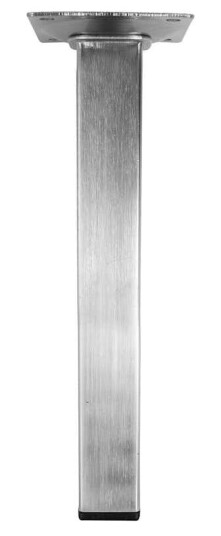 Bordben Home it 24x24 mm Børstet Stål Bordben Home it 24x24 mm Børstet Stål