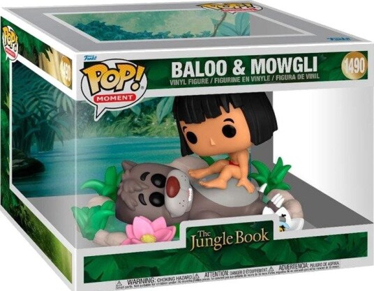 Northix Jungle Book Pop Figur Baloo og Mowgli samleleketøy