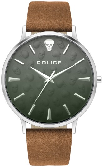 Police Herreklokke PL16023JS.13 Tasman Grå/Lær Ø42 mm Police Herreklokke PL16023JS.13 Tasman Grå/Lær Ø42 mm