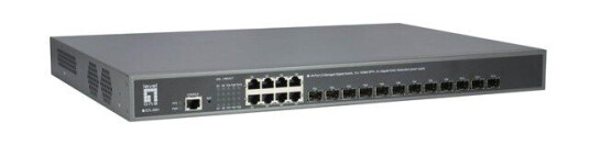 LevelOne Switch 8x GE GTL-2091  12xGSFP 19"" (4015867208366)