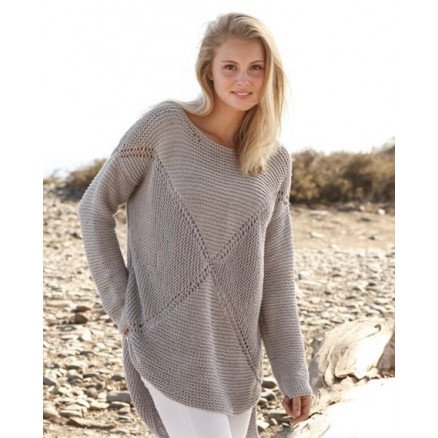Hugs and kisses by DROPS Design Genser Strikkeoppskrift str S XXXL