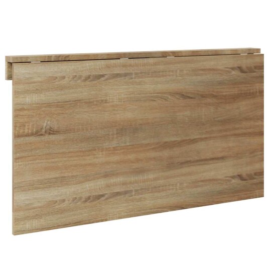 vidaXL Skrivebord med Skuff og Skap Eik 100x40x73 cm
