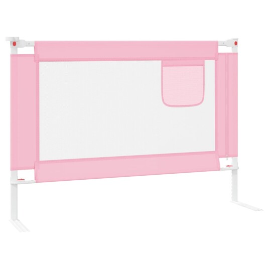 Vidaxl Sengehest småbarn rosa 90x25 cm stoff