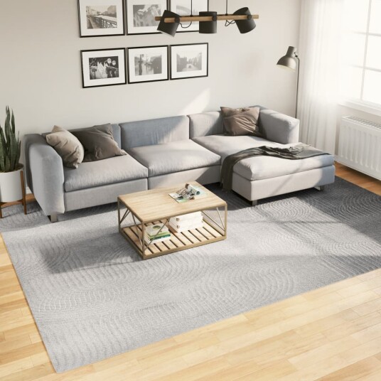 vidaXL Rug IZA kort luv skandinavisk utseende grå 240x340 cm vidaXL Rug IZA kort luv skandinavisk utseende grå 240x340 cm