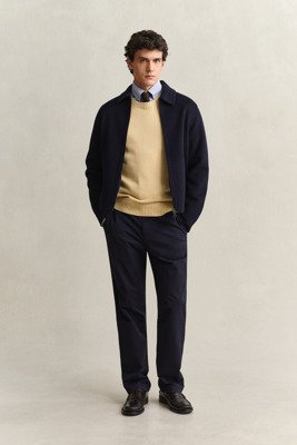 Klassiske chinos i regular fit EVENING BLUE 3630