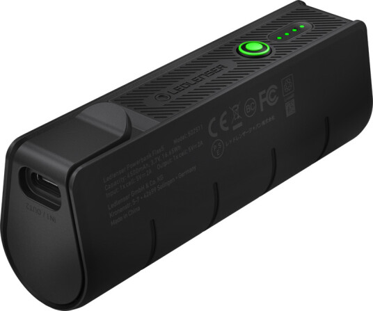 Ledlenser Flex5 Powerbank 4500 mAh med 21700 Batteri Grønn