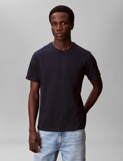 Calvin Klein Jeans Ss Classic Monogram Tee Navy M