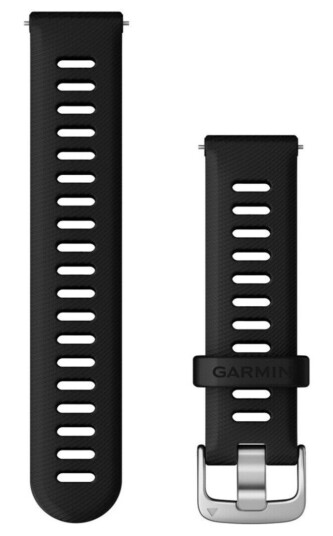 GARMIN QUICK RELEASE ARMBÅND 18 MM SILIKON, SVART