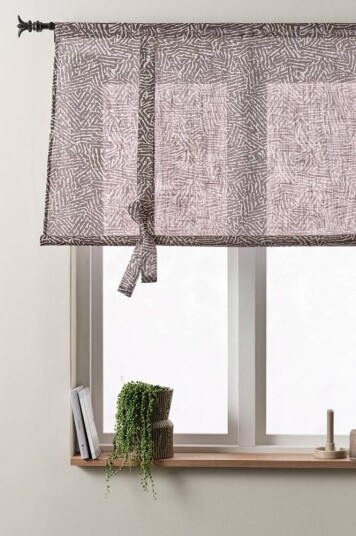 Jotex BARK roll up-gardin Svart 1713375-01-118 1684841-03-100