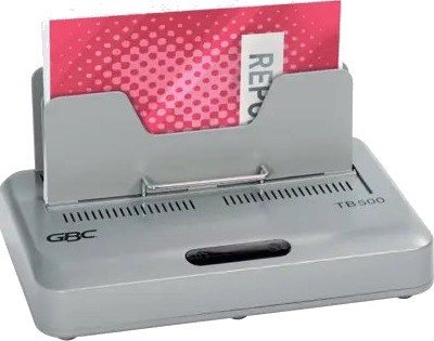 Gbc Gbc Tb500 Heavy Duty Liminnbindingsmaskin Kapasitet 500 A4 Ark 500 Ark Sølv 70 G/M² A4 400 Mm 254 Mm
