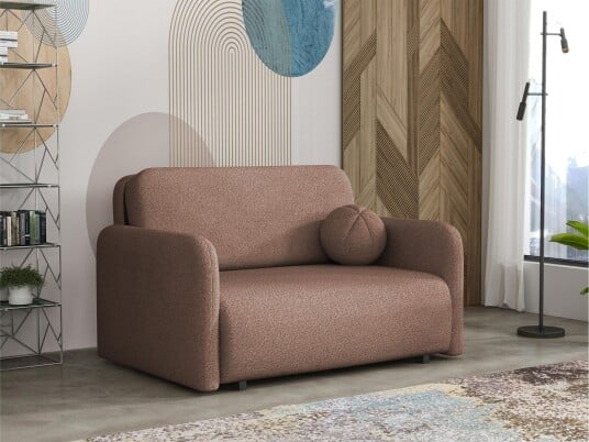 Ajmeri Sovesofa 2 seter i Bouclé Rosa Ajmeri Sovesofa 2 seter i Bouclé Rosa