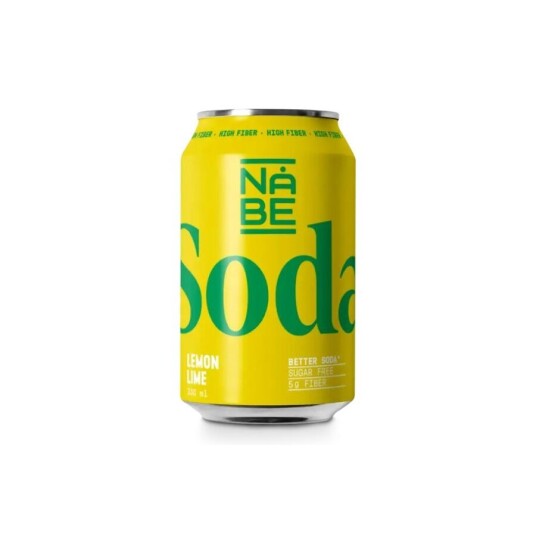 Nåbe soda lemon lime 330 ml