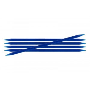 KnitPro Trendz Strømpepinde Akryl 20cm 6,50mm / 7.9in US10½ Blue