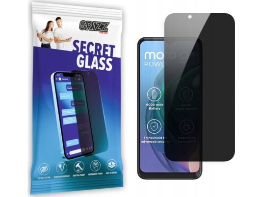 Grizzglass Privacy Glass Grizzglass Secretglass Motorola Moto G10 Power