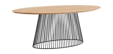 Kave Home Bord Leska 200 x 110 cm 1599167-01-0 1599143-01-0