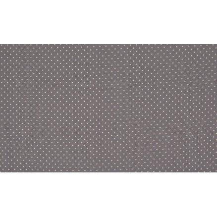 Diverse Minimals Bomullspoplinstoff Print 465 Small Dot Grey 145cm 50cm