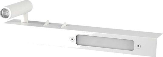 V Tac 9W LED hotell/sengelampe   30cm hvit 3000K 680lm vegglampe   Kulør : Varm
