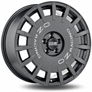 OZ Rally Racing Dark Graphite Silver Lettering 8x18 5x114.3 ET45 B75 OZ Rally Racing Dark Graphite Silver Lettering 8x18 5x114.3 ET45 B75