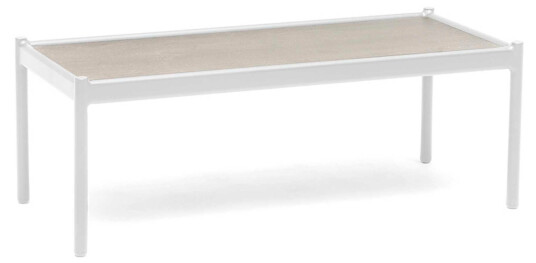 Hillerstorp Bolmsö sofabord Hvit med beige pute 80 x 40 cm Hvit Hillerstorp Bolmsö sofabord Hvit med beige pute 80 x 40 cm Hvit