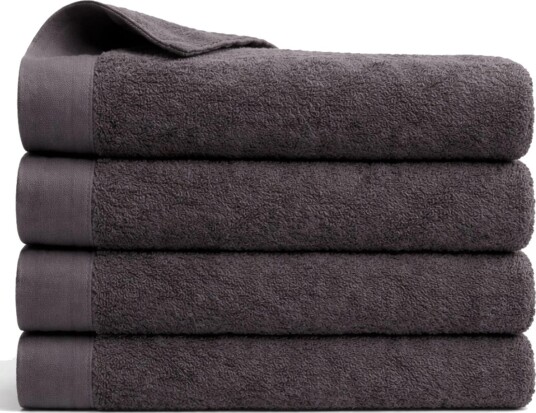By Borg Badehåndkle - 100% Myk bomull med høy absorberingsevne - 70x140 cm - Mørkegrått badehåndkle fra danske By Borg Badehåndkle - 100% Myk bomull med høy absorberingsevne - 70x140 cm - Mørkegrått badehåndkle fra danske