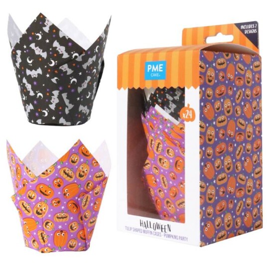 Pme Muffinsformer Tulipan Pumpkin Party Pk/24 