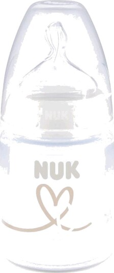 Nuk Tåteflaske Med Temperaturindikator 150ml 6+mnd Hvit Nuk Tåteflaske Med Temperaturindikator 150ml 6+mnd Hvit