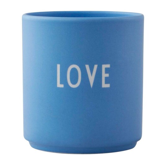 Design Letters favorittkopp 25 cl Love-sky (Blå)