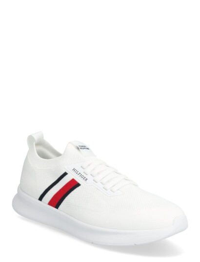 Tommy Hilfiger Lightweight Knitted Runner White 41 Tommy Hilfiger Lightweight Knitted Runner White 41