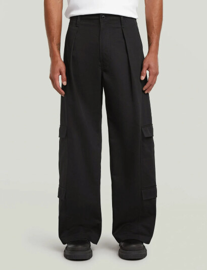 G-Star R-5N 3D Pleated Cargo - Black - 34 x 32
