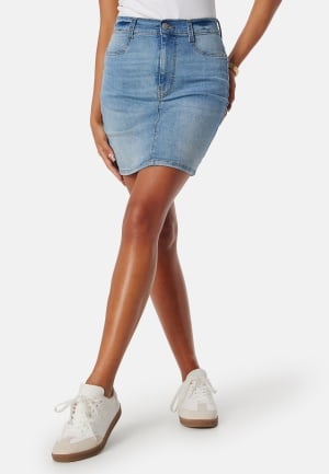 BUBBLEROOM Denim Skirt Light blue 36