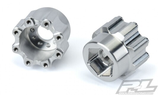 Proline 635700 8x32 to 20mm Aluminum Hex Adapters for Pro-Line 8 Proline 635700 8x32 to 20mm Aluminum Hex Adapters for Pro-Line 8