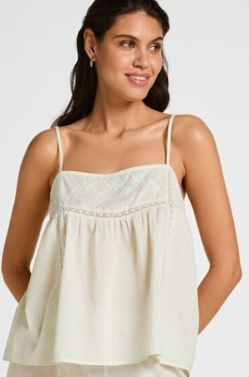 Hunkemöller Pyjamas Cami Grønn