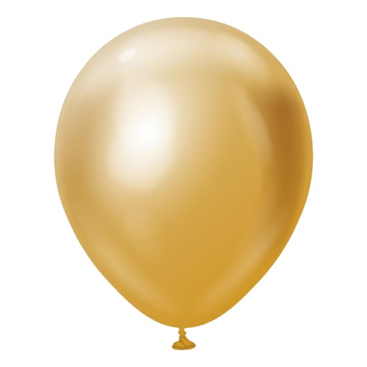 Ballongkungen AB Lateksballonger Professional Store Gold Chrome - 25-pakning