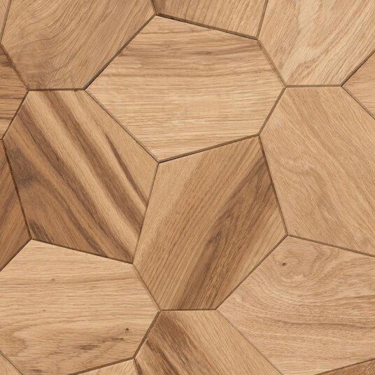 Veggpanel Emotionwood Hexagon