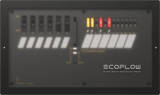 EcoFlow Relémodul Power Kit Fordelingspanel 30 a Maks 120 v, 3600 w Svart