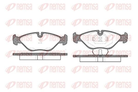 Bremseklosser REMSA 0319.00 Bremseklosser REMSA 0319.00